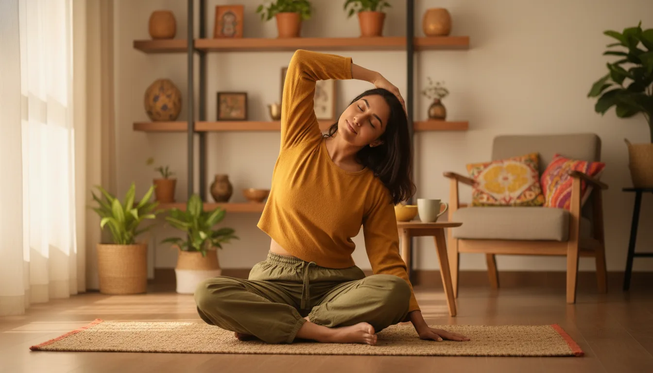 Yoga for Shoulders and Neck: Gentle Relief for Indian Desk Workers